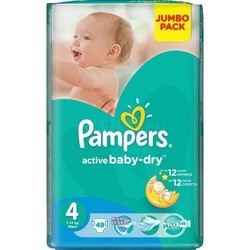 Подгузники Pampers Active Baby-Dry 4 / 49 pcs