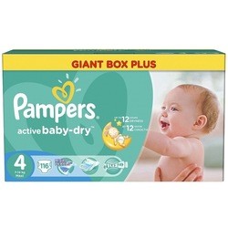 Подгузники Pampers Active Baby-Dry 4 / 116 pcs
