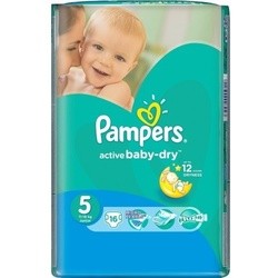 Подгузники Pampers Active Baby-Dry 5 / 16 pcs