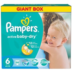 Подгузники Pampers Active Baby-Dry 6 / 66 pcs
