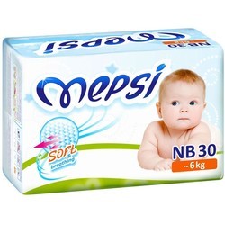 Подгузники Mepsi Diapers Soft and Breathing NB / 30 pcs