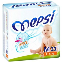 Подгузники Mepsi Diapers Soft and Breathing M / 21 pcs
