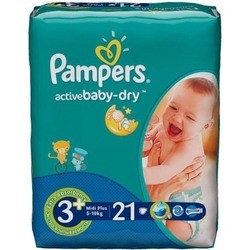 Подгузники Pampers Active Baby-Dry 3 Plus / 21 pcs