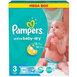 Подгузники Pampers Active Baby-Dry 3 / 150 pcs