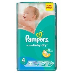 Подгузники Pampers Active Baby-Dry 4 / 62 pcs
