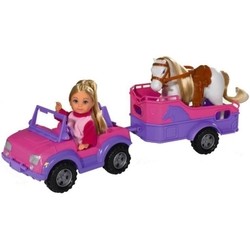 Кукла Simba Evi Jeep and Trailer 5737460