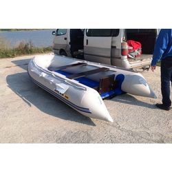 Надувная лодка Solar 380 Jet (серый)