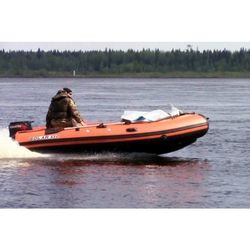 Надувная лодка Solar 450K (оранжевый)