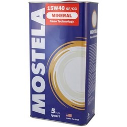 Моторные масла Mostela Mineral 15W-40 5L