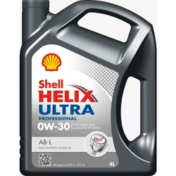 Моторное масло Shell Helix Ultra Professional AB-L 0W-30 4L