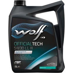 Моторное масло WOLF Officialtech 5W-30 LL-III 5L