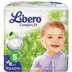 Подгузники (памперсы) Libero Comfort Fit EcoTech 5 / 112 pcs