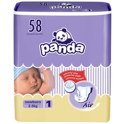 Подгузники Panda Diapers 1 / 58 pcs