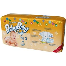Подгузники (памперсы) BabyBaby Soft Premium 3 / 56 pcs