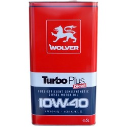 Моторные масла Wolver Turbo Plus 10W-40 5L