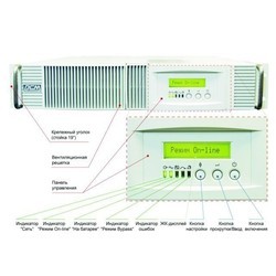 ИБП Powercom VGD-3000-RM 2U