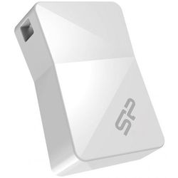 USB Flash (флешка) Silicon Power Touch T08 16Gb (белый)