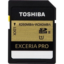 Карта памяти Toshiba Exceria Pro SDHC UHS-II
