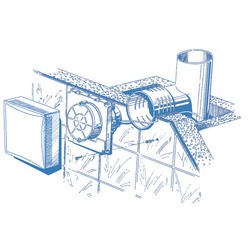Вытяжной вентилятор Blauberg Eco (100) (серебристый)