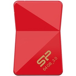 USB Flash (флешка) Silicon Power Jewel J08 64Gb (красный)