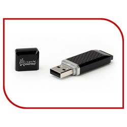 USB Flash (флешка) SmartBuy Quartz 32Gb (черный)
