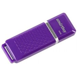 USB Flash (флешка) SmartBuy Quartz 64Gb (фиолетовый)
