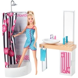 Кукла Barbie Deluxe Bathroom CFB61