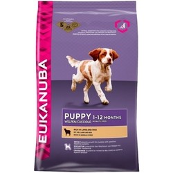 Корм для собак Eukanuba Dog Puppy and Junior All Breeds Lamb/Rice 12 kg