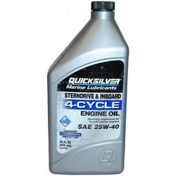 Моторное масло Quicksilver Synthetic Blend Oil 4T 25W-40 1L