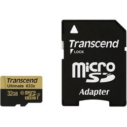 Карта памяти Transcend Ultimate 633x microSDHC Class 10 UHS-I U3