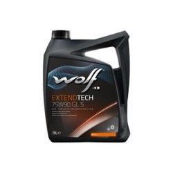 Трансмиссионное масло WOLF Extendtech 75W-90 GL5 5L