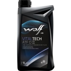 Трансмиссионное масло WOLF Vitaltech ATF DIII 1L
