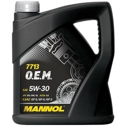 Моторное масло Mannol 7713 O.E.M. 5W-30 4L