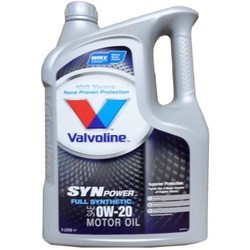 Моторное масло Valvoline SynPower 0W-20 5L