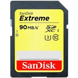 Карта памяти SanDisk Extreme SDXC Class 10 UHS-I U3