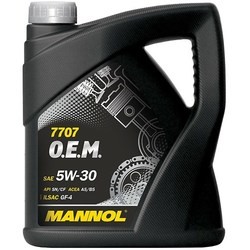 Моторное масло Mannol 7707 O.E.M. 5W-30 4L