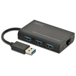 Картридер/USB-хаб Digitus DA-70250