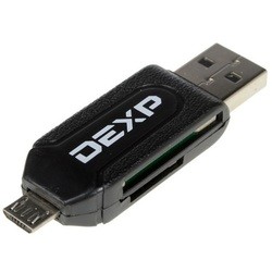 Картридер/USB-хаб DEXP OCR007