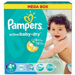 Подгузники Pampers Active Baby-Dry 4 Plus