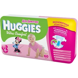 Подгузники Huggies Ultra Comfort Girl 4 Plus