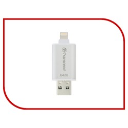 USB Flash (флешка) Transcend JetDrive Go 300 64Gb (серебристый)