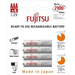 Аккумуляторная батарейка Fujitsu 4xAAA 750 mAh