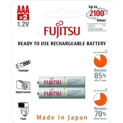 Аккумуляторная батарейка Fujitsu 2xAAA 750 mAh