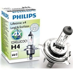 Автолампа Philips LongLife EcoVision H1 2pcs