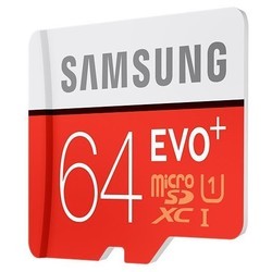 Карта памяти Samsung EVO Plus microSDXC UHS-I 64Gb