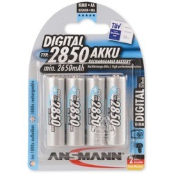 Аккумуляторная батарейка Ansmann Digital 4xAA 2850 mAh