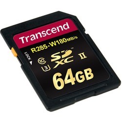 Карта памяти Transcend Ultimate SDXC UHS-II U3 64Gb