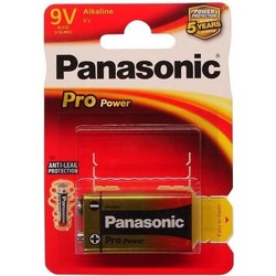 Аккумуляторная батарейка Panasonic Pro Power 1xKrona