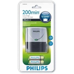 Зарядки аккумуляторных батареек Philips MultiLife Charger+ 2xAA 2300