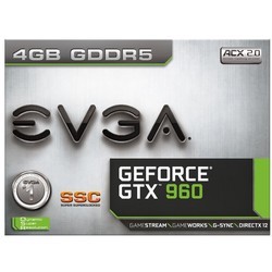 Видеокарта EVGA GeForce GTX 960 04G-P4-3967-KR